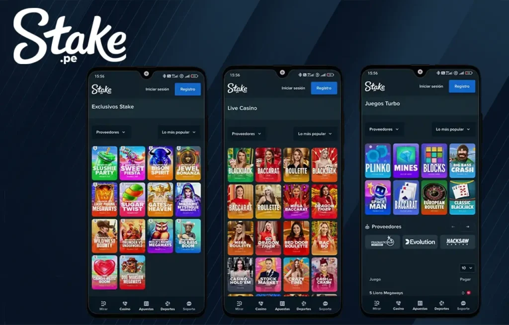 Aplicación Stake Peru Casino